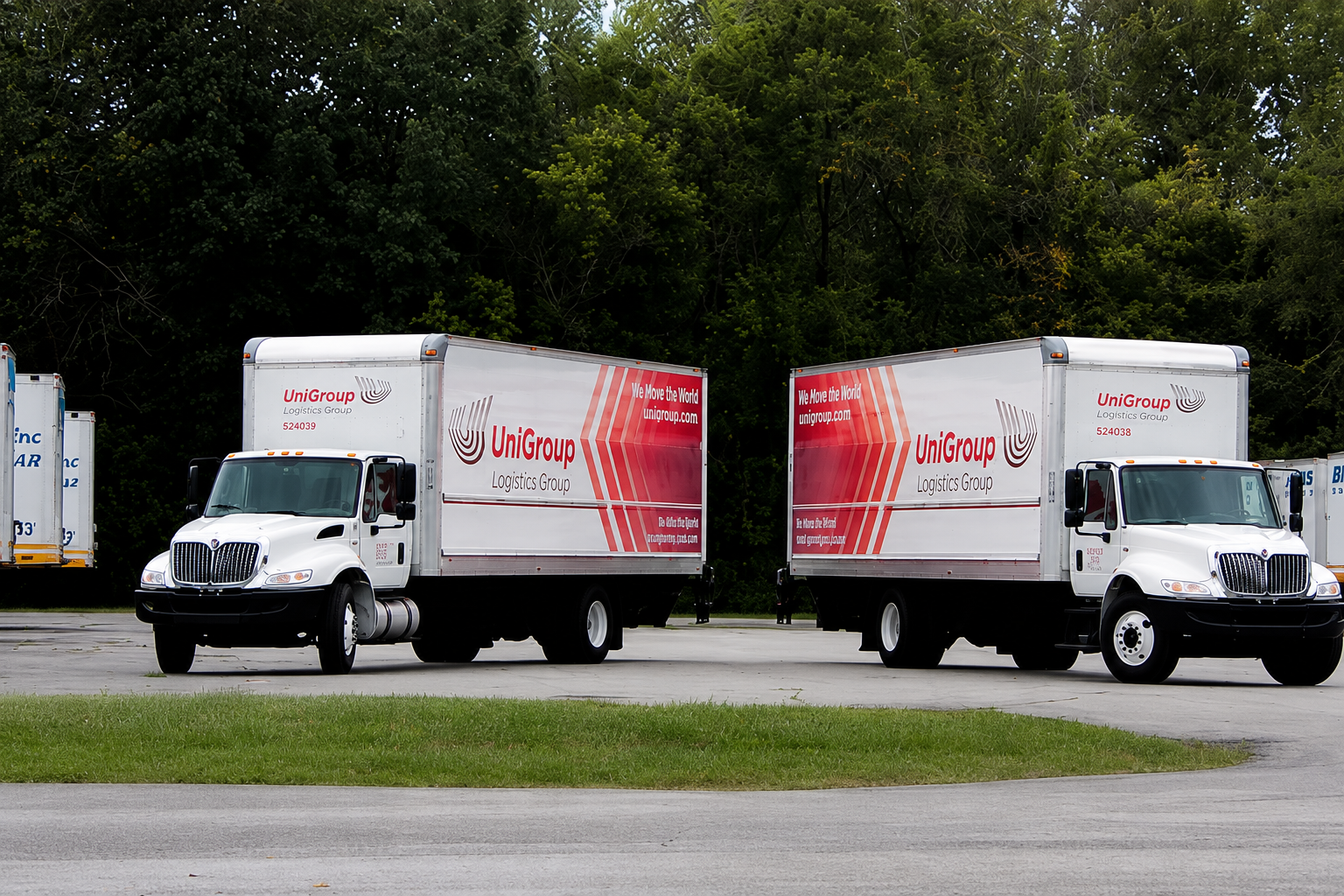UniGroup Logistics fleet trucks
